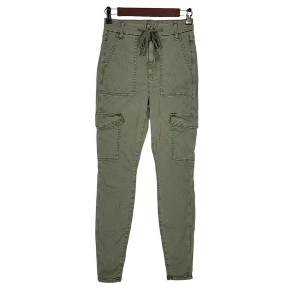 American Eagle Outfitters Denim - American Eagle Jegging Super Stretch Curvy Super Hi Rise Olive Green